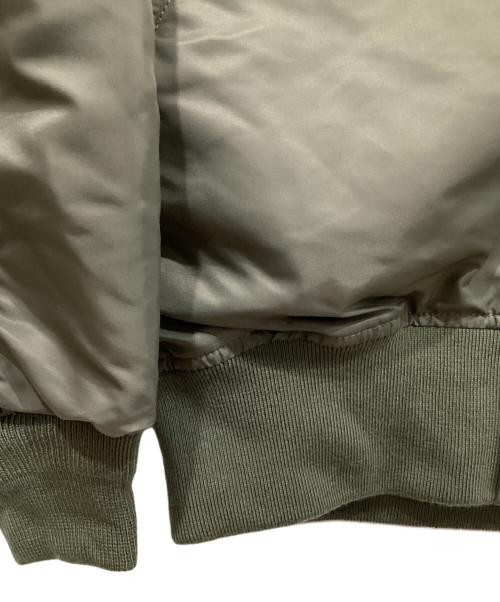 HOUSTON（ヒューストン）HOUSTON (ヒューストン) MA-1ジャケット カーキ サイズ:Lの古着・服飾アイテム