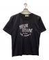 MAISON KITSUNE（メゾンキツネ）の古着「パレロワイヤル ロゴTシャツ」｜ブラック