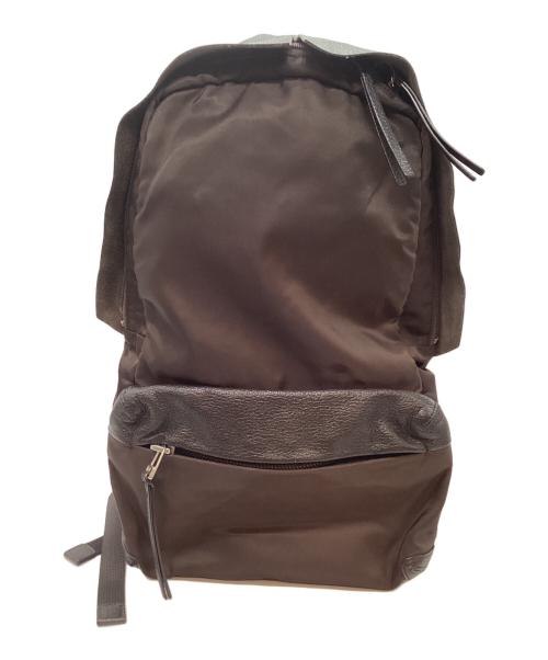 GALLERIANT（ガレリアント）GALLERIANT (ガレリアント) レザーリュック ブラウンの古着・服飾アイテム