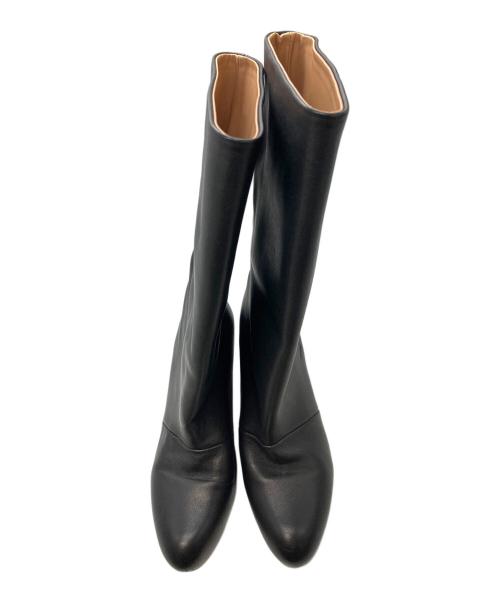 REMME（レメ）remme (レメ) Spick and Span (スピックアンドスパン) 別注ミドルブーツ ブラック サイズ:38の古着・服飾アイテム