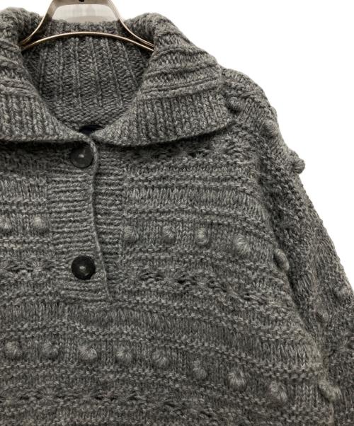 pheeta（フィータ）pheeta (フィータ) Clara フリンジニット グレー サイズ:Freeの古着・服飾アイテム