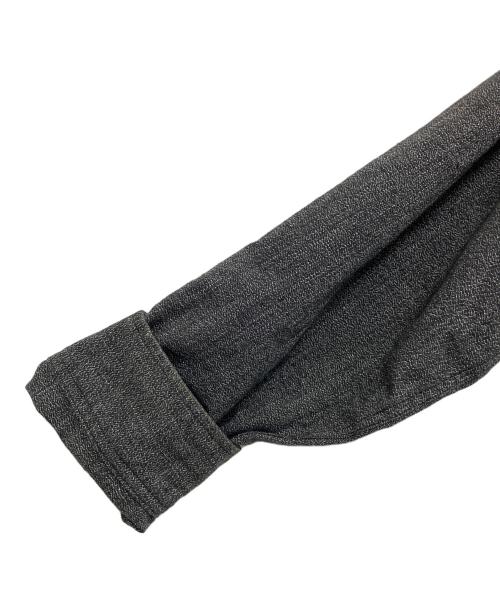 BONCOURA（ボンクラ）BONCOURA (ボンクラ) バンドカラーシャツ グレー サイズ:38の古着・服飾アイテム