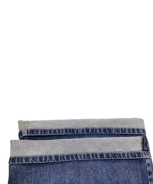 JOHN LAWRENCE SULLIVAN（ジョン ローレンス サリバン）JOHN LAWRENCE SULLIVAN (ジョン ローレンス サリバン) Womens washed denim wide pants ブルー サイズ:Ｍの古着・服飾アイテム