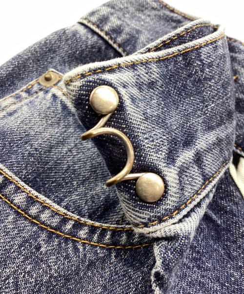 JOHN LAWRENCE SULLIVAN（ジョン ローレンス サリバン）JOHN LAWRENCE SULLIVAN (ジョン ローレンス サリバン) Womens washed denim wide pants ブルー サイズ:Ｍの古着・服飾アイテム