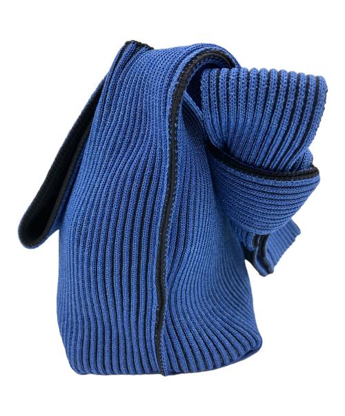 LASTFRAME（ラストフレーム）LASTFRAME (ラストフレーム) COLOR METALLIC OBI BAG ブルーの古着・服飾アイテム