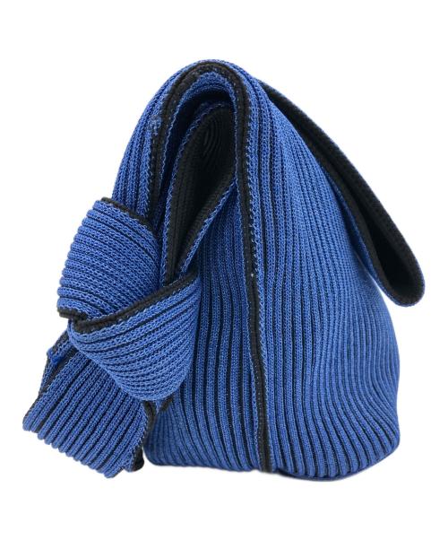 LASTFRAME（ラストフレーム）LASTFRAME (ラストフレーム) COLOR METALLIC OBI BAG ブルーの古着・服飾アイテム