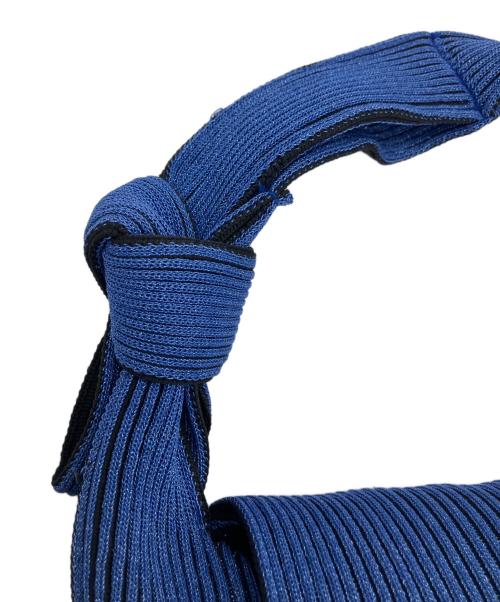 LASTFRAME（ラストフレーム）LASTFRAME (ラストフレーム) COLOR METALLIC OBI BAG ブルーの古着・服飾アイテム