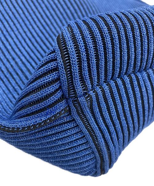 LASTFRAME（ラストフレーム）LASTFRAME (ラストフレーム) COLOR METALLIC OBI BAG ブルーの古着・服飾アイテム