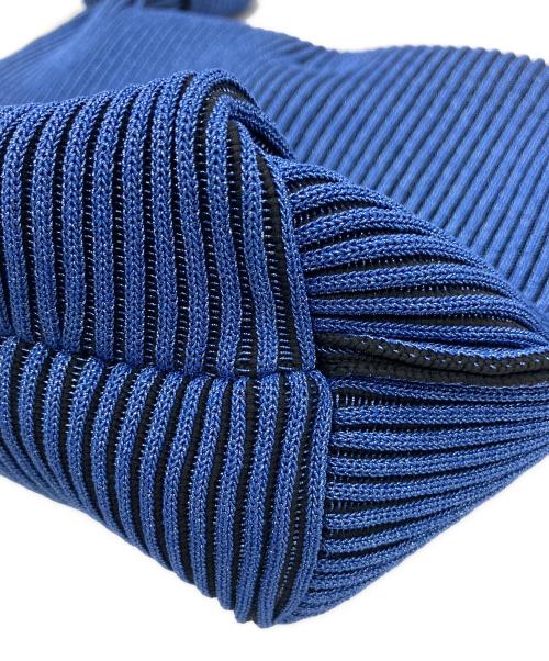 LASTFRAME（ラストフレーム）LASTFRAME (ラストフレーム) COLOR METALLIC OBI BAG ブルーの古着・服飾アイテム