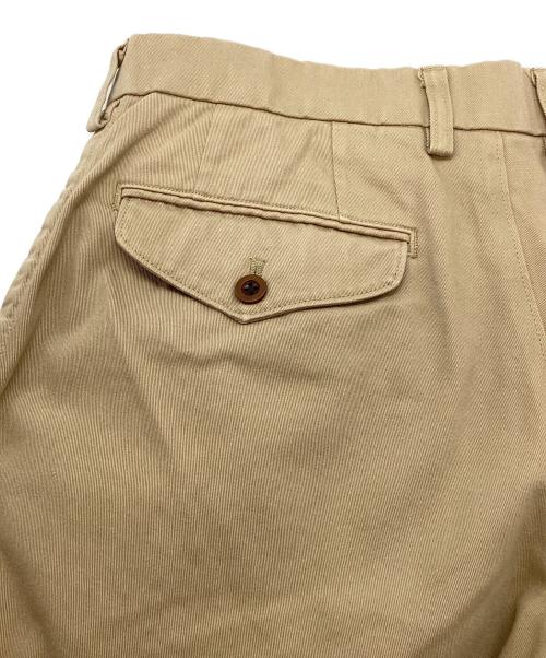 kolor/BEACON（カラービーコン）kolor/BEACON (カラービーコン) 製品染めパッカリングパンツ ベージュ サイズ:2の古着・服飾アイテム