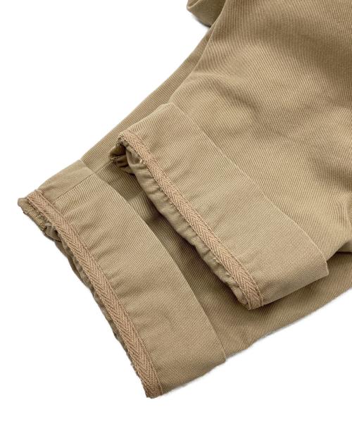 kolor/BEACON（カラービーコン）kolor/BEACON (カラービーコン) 製品染めパッカリングパンツ ベージュ サイズ:2の古着・服飾アイテム