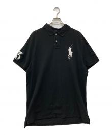 POLO RALPH LAUREN（ポロ・ラルフローレン）の古着「ビッグポニーポロシャツ」｜ブラック