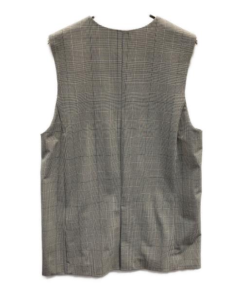 LAUTRE AMONT（ロートレアモン）LAUTRE AMONT (ロートレアモン) KIVANCサスティナブルスリーブレスストレッチジャケット グレー サイズ:38の古着・服飾アイテム