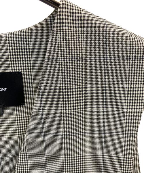 LAUTRE AMONT（ロートレアモン）LAUTRE AMONT (ロートレアモン) KIVANCサスティナブルスリーブレスストレッチジャケット グレー サイズ:38の古着・服飾アイテム