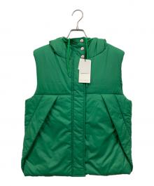 STUMBLY（スタンブリ―）の古着「パデッドフーディベスト」｜グリーン