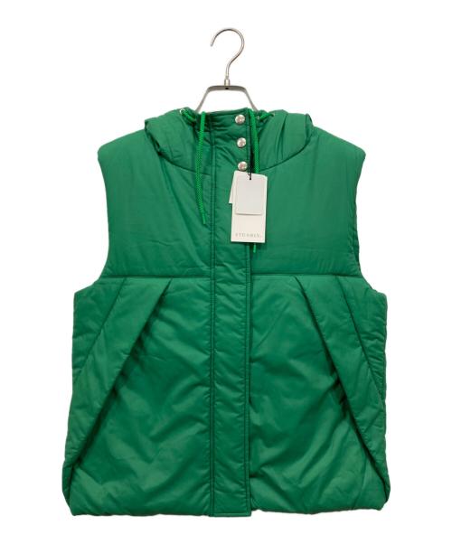STUMBLY（スタンブリ―）STUMBLY (スタンブリ―) パデッドフーディベスト グリーン サイズ:38 未使用品の古着・服飾アイテム
