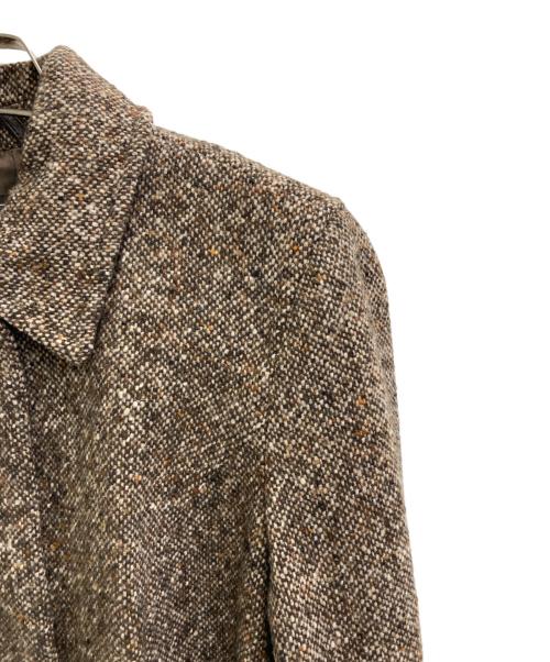 COACH（コーチ）COACH (コーチ) ウールステンカラーコート ブラウン サイズ:4の古着・服飾アイテム