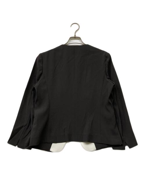 BEIGE（ベイジ）BEIGE (ベイジ) CINDY / ダブルカラージャケット グレー サイズ:6の古着・服飾アイテム