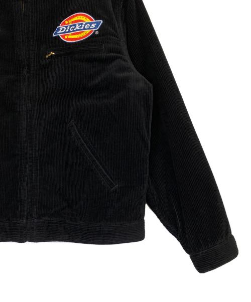 SUPREME（シュプリーム）SUPREME (シュプリーム) Dickies (ディッキーズ) Corduroy Work Jacket ブラック サイズ:Sの古着・服飾アイテム
