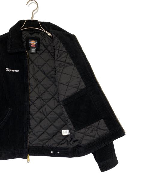 SUPREME（シュプリーム）SUPREME (シュプリーム) Dickies (ディッキーズ) Corduroy Work Jacket ブラック サイズ:Sの古着・服飾アイテム