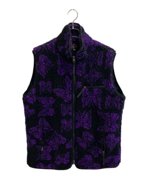 Needles（ニードルズ）Needles (ニードルズ) BEAMS (ビームス) Boa Fleece Vest パープル サイズ:SIZE Sの古着・服飾アイテム