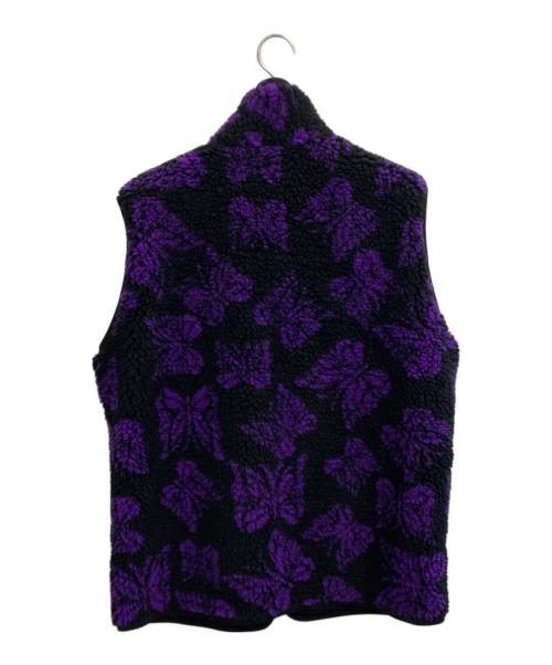 Needles（ニードルズ）Needles (ニードルズ) BEAMS (ビームス) Boa Fleece Vest パープル サイズ:SIZE Sの古着・服飾アイテム