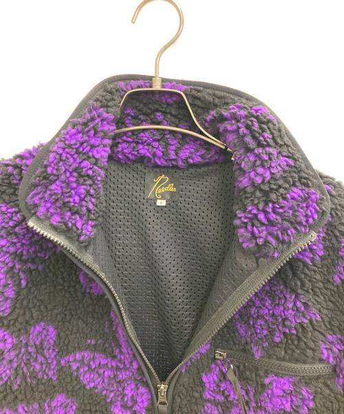 Needles（ニードルズ）Needles (ニードルズ) BEAMS (ビームス) Boa Fleece Vest パープル サイズ:SIZE Sの古着・服飾アイテム