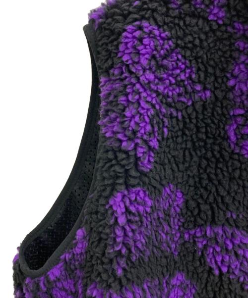 Needles（ニードルズ）Needles (ニードルズ) BEAMS (ビームス) Boa Fleece Vest パープル サイズ:SIZE Sの古着・服飾アイテム