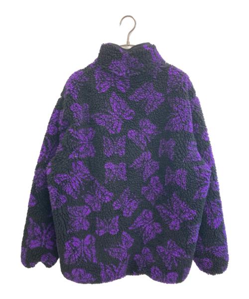 Needles（ニードルズ）Needles (ニードルズ) BEAMS (ビームス) BOA FLEECE JACKET パープル サイズ:Lの古着・服飾アイテム