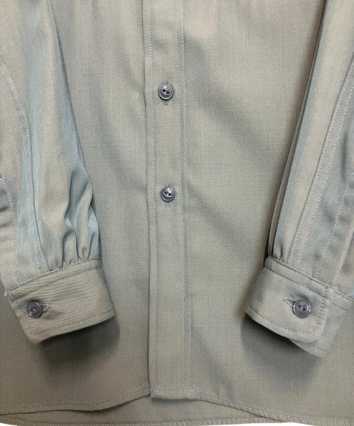 Needles（ニードルズ）Needles (ニードルズ) Work Shirt - R/W Gabadine Twill グレー サイズ:Sの古着・服飾アイテム