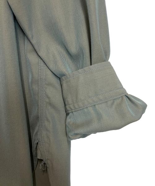 Needles（ニードルズ）Needles (ニードルズ) Work Shirt - R/W Gabadine Twill グレー サイズ:Sの古着・服飾アイテム