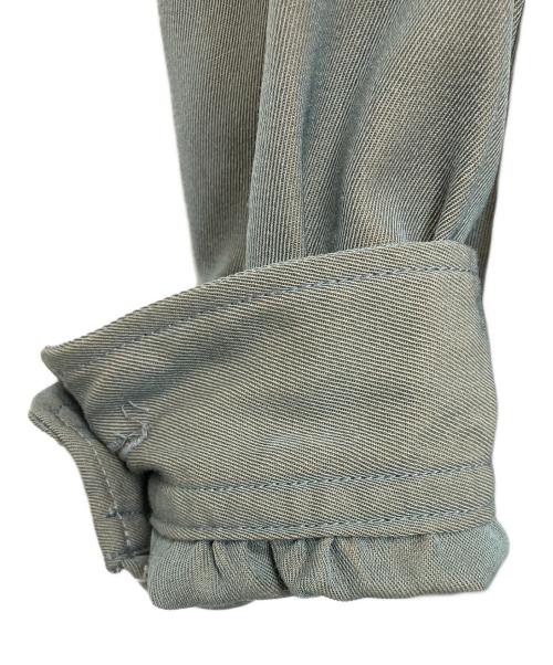 Needles（ニードルズ）Needles (ニードルズ) Work Shirt - R/W Gabadine Twill グレー サイズ:Sの古着・服飾アイテム