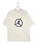 JORDAN×OFFWHITEジョーダン×オフホワイト）の古着「ロゴ刺繍Tシャツ」｜ホワイト