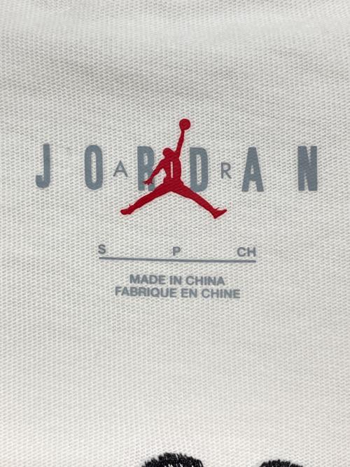 JORDAN（ジョーダン）JORDAN (ジョーダン) OFFWHITE (オフホワイト) ロゴ刺繍Tシャツ ホワイト サイズ:Sの古着・服飾アイテム
