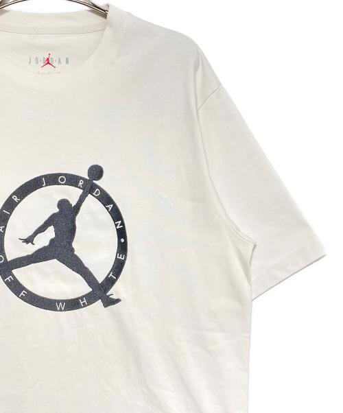 JORDAN（ジョーダン）JORDAN (ジョーダン) OFFWHITE (オフホワイト) ロゴ刺繍Tシャツ ホワイト サイズ:Sの古着・服飾アイテム