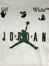 中古・古着 JORDAN (ジョーダン) OFFWHITE (オフホワイト) ロゴ刺繍Tシャツ ホワイト サイズ:S：15000円