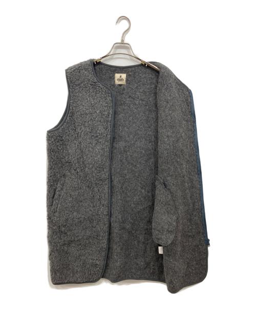 COLD BREAKER（コールド ブレーカー）COLD BREAKER (コールド ブレーカー) ロングボアベスト グレー サイズ:Lの古着・服飾アイテム