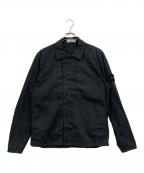 STONE ISLANDストーンアイランド）の古着「GARMENT DYED COTTON NYLON OVERSHIRT」｜ブラック