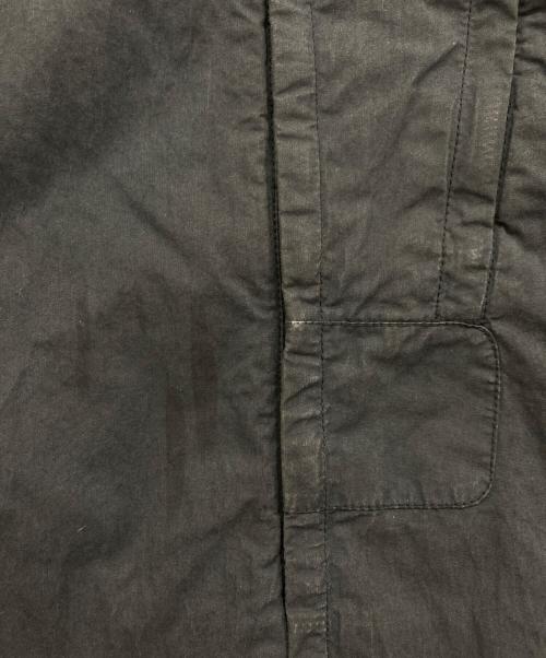 STONE ISLAND（ストーンアイランド）STONE ISLAND (ストーンアイランド) GARMENT DYED COTTON NYLON OVERSHIRT ブラック サイズ:Lの古着・服飾アイテム