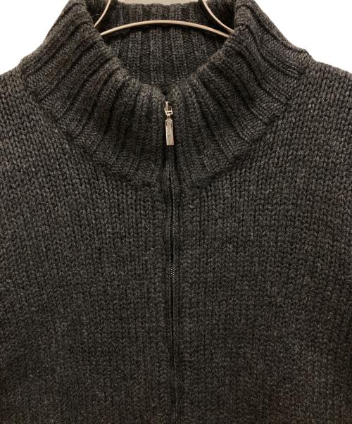 Cruciani（クルチアーニ）Cruciani (クルチアーニ) ドライバーズニット チャコールグレー サイズ:48の古着・服飾アイテム