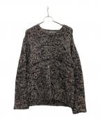 Yohji Yamamoto pour hommeヨウジヤマモト プールオム）の古着「リネン混ニット」｜ブラック