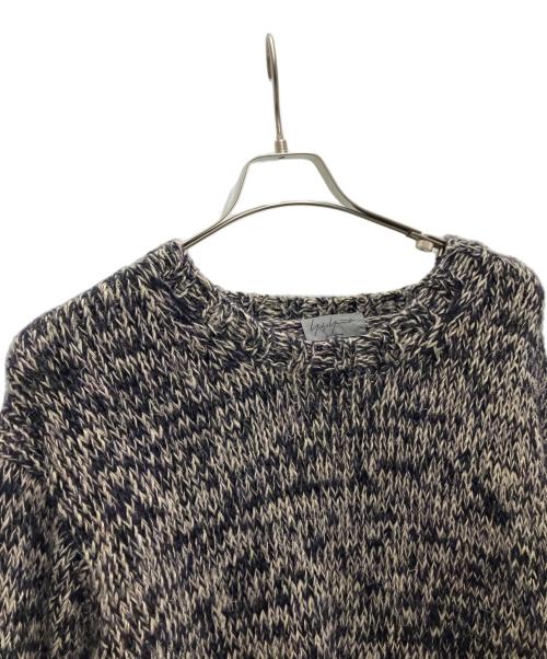 Yohji Yamamoto pour homme（ヨウジヤマモト プールオム）Yohji Yamamoto pour homme (ヨウジヤマモト プールオム) リネン混ニット ブラック サイズ:SIZE3の古着・服飾アイテム