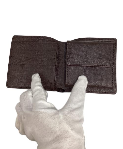 LOUIS VUITTON（ルイ ヴィトン）LOUIS VUITTON (ルイ ヴィトン) ダミエ ポルトフォイユ・マルコ 2つ折り財布 ブラウンの古着・服飾アイテム