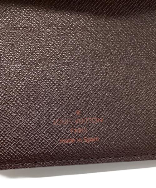 LOUIS VUITTON（ルイ ヴィトン）LOUIS VUITTON (ルイ ヴィトン) ダミエ ポルトフォイユ・マルコ 2つ折り財布 ブラウンの古着・服飾アイテム