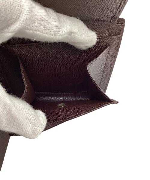 LOUIS VUITTON（ルイ ヴィトン）LOUIS VUITTON (ルイ ヴィトン) ダミエ ポルトフォイユ・マルコ 2つ折り財布 ブラウンの古着・服飾アイテム