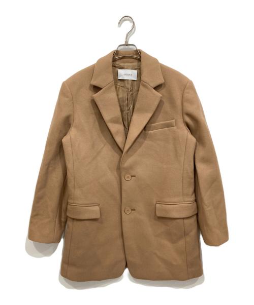 ASTRAET（アストラット）ASTRAET (アストラット) メルトン 2ボタン ベルテッドジャケット ベージュ サイズ:FREEの古着・服飾アイテム