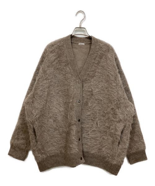 DRESSLAVE（ドレスレイブ）DRESSLAVE (ドレスレイブ) アルパカシャギージャケットカーディガン ブラウン サイズ:Mの古着・服飾アイテム