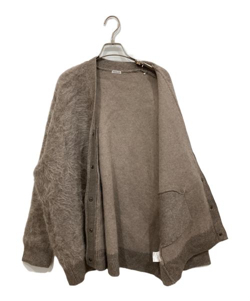 DRESSLAVE（ドレスレイブ）DRESSLAVE (ドレスレイブ) アルパカシャギージャケットカーディガン ブラウン サイズ:Mの古着・服飾アイテム