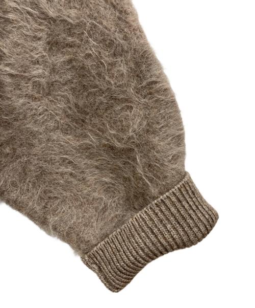 DRESSLAVE（ドレスレイブ）DRESSLAVE (ドレスレイブ) アルパカシャギージャケットカーディガン ブラウン サイズ:Mの古着・服飾アイテム