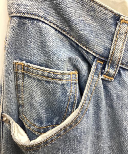 CADUNE（カデュネ）CADUNE (カデュネ) カーヴィー箔デニムパンツ ブルー サイズ:SIZE40の古着・服飾アイテム